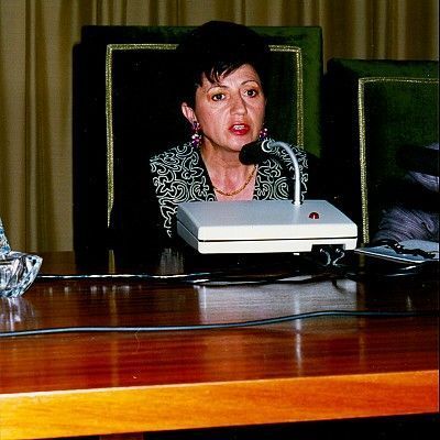 Juana Castro en la Fundación Generación del 27, Malaga, 1990